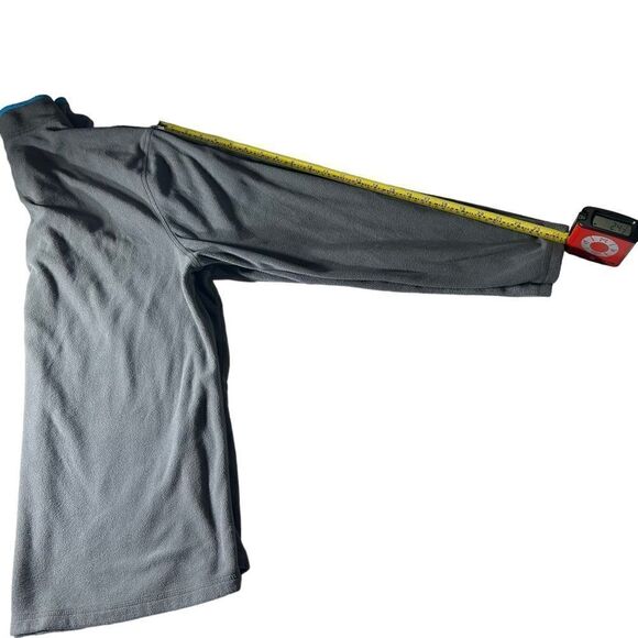 Nordic Track Gray and Blue Fleece Polo Size Med, SKU: 5-4310 - Picture 7 of 7